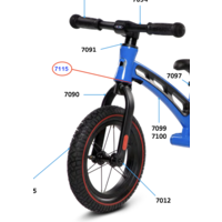 Rubber ring voor stuur Balance Bike Deluxe (7115)