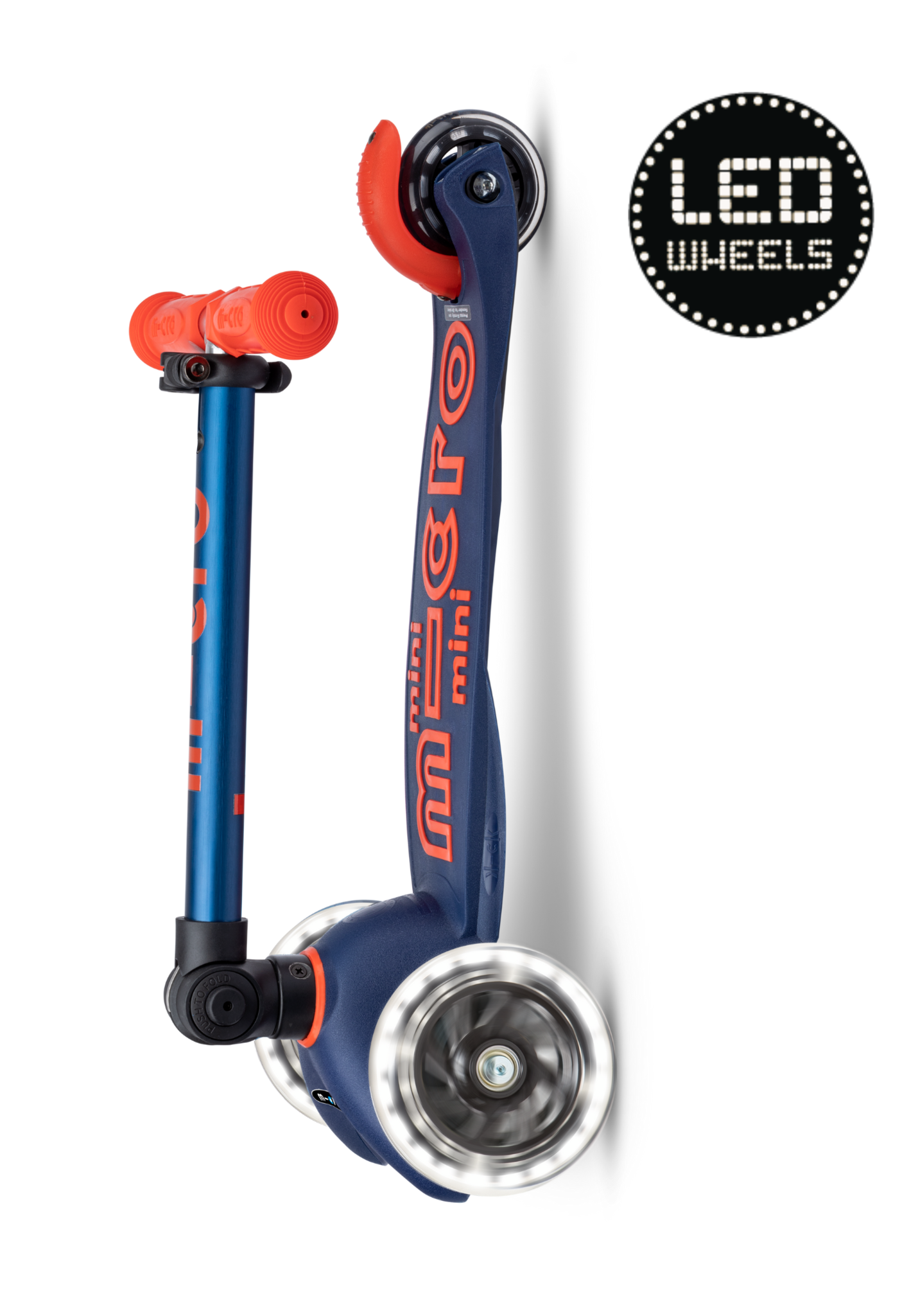 Trottinette enfant Mini Micro Deluxe Pliable (2-5 ans) Bleu Marine