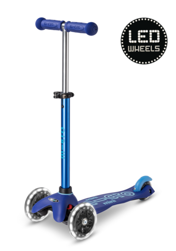 Micro Mini Micro scooter Deluxe LED Blue