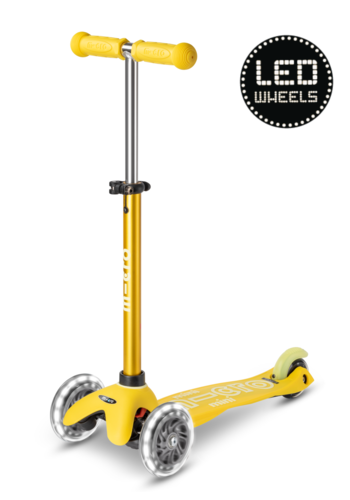 Micro Trottinette Mini Micro Deluxe LED Jaune