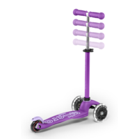 Mini Micro scooter Deluxe LED - 3-wheel children's scooter - Purple