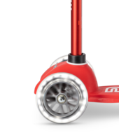 Trottinette Mini Micro Deluxe LED - trottinette enfant 3 roues - Rouge