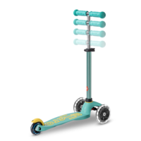 Mini Micro scooter Deluxe ECO LED - 3-wheel children's scooter - Mint