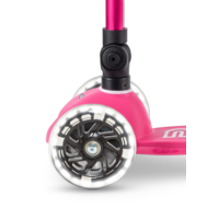 Trottinette Mini Micro Deluxe pliable LED - trottinette enfant 3 roues - Rose
