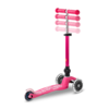 Micro Mini Micro scooter Deluxe foldable LED - 3-wheel children's scooter - Pink