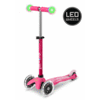 Micro Mini Micro scooter Deluxe LED Magic - 3-wheel kids scooter - Pink