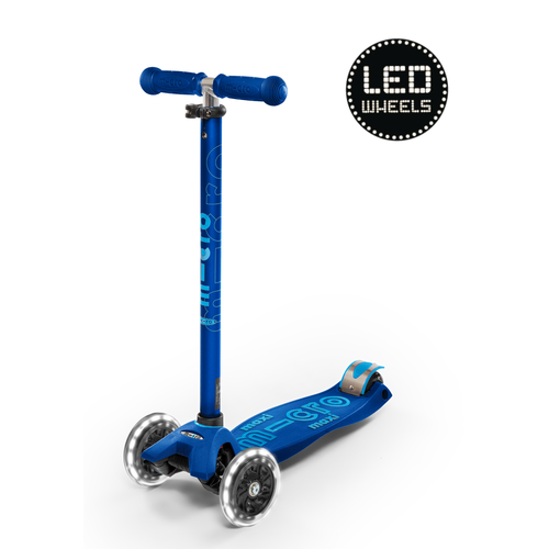 Micro Maxi Micro scooter Deluxe LED Dark Blue