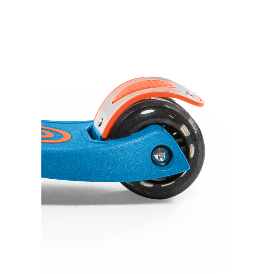 Trottinette Maxi Micro Deluxe LED - trottinette enfant 3 roues - Bleu Caraïbes