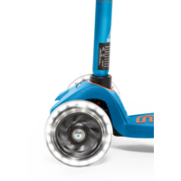 Maxi Micro scooter Deluxe LED - 3-wheel children's scooter - Caribbean Blue
