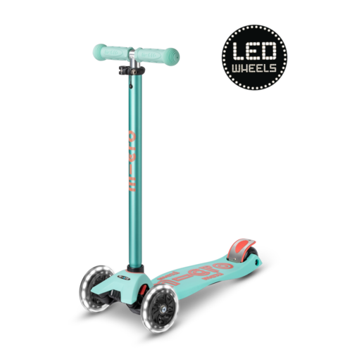 Micro Trottinette Maxi Micro Deluxe LED Menthe