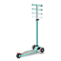 Maxi Micro scooter Deluxe LED - 3-wheel children's scooter - Mint