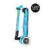 Micro Maxi Micro scooter Deluxe foldable LED - 3-wheel children's scooter - Blue