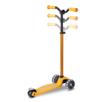 Trottinette Maxi Micro Deluxe Pro LED - trottinette enfant 3 roues - Jaune