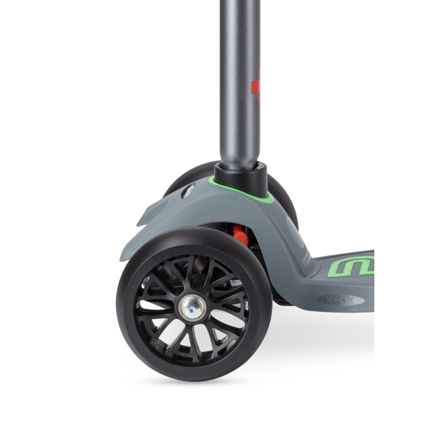 Maxi Micro scooter Deluxe Pro - 3-wheel children's scooter - Grey/Green