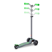 Maxi Micro step Deluxe Pro - 3-wiel kinderstep - Grijs/Groen