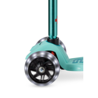 Maxi Micro step Deluxe Pro LED - 3-wiel kinderstep - Aqua