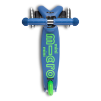 Mini Micro scooter Deluxe LED - 3-wheel children's scooter - Blue/Green