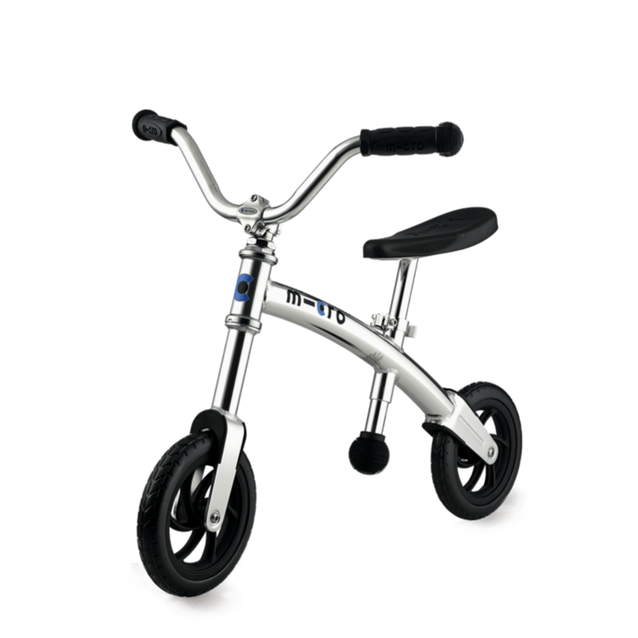 Micro G-bike+ Chopper- lightweight balance bike - Silver