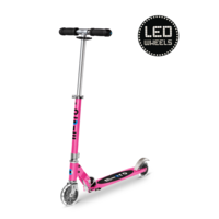 Micro Sprite LED - trottinette pliable 2 roues - Rose