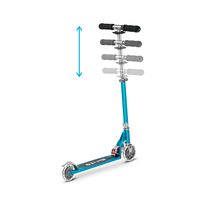 Micro Sprite LED - 2-wheel foldable scooter - Ocean Blue