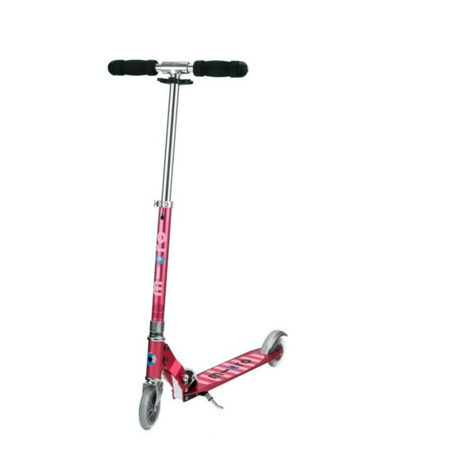Micro Sprite - 2-wheel foldable scooter - Pink stripes