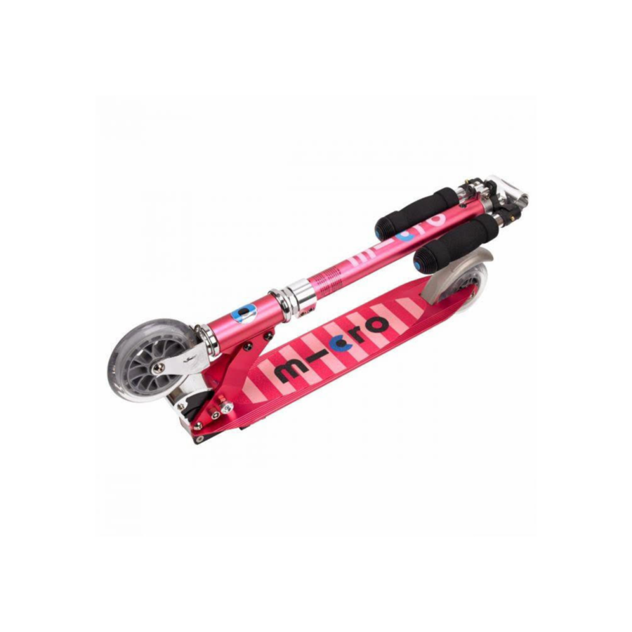Micro Sprite - 2-wheel foldable scooter - Pink stripes