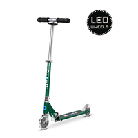 Micro Sprite LED - 2-wheel foldable scooter - Forest Green