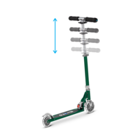 Micro Sprite LED - 2-wheel foldable scooter - Forest Green