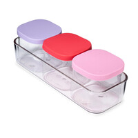 Yumbox Chop Chop 3 glazen bewaarbakjes