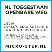 Micro M1 Colibri NL - elektrische step met trapondersteuning