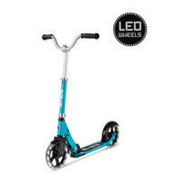 Micro Cruiser LED - 2-wheel foldable scooter kids - 200mm wheels - Aqua