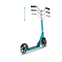 Micro Cruiser LED - 2-wheel foldable scooter kids - 200mm wheels - Aqua