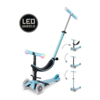 Micro Micro Mini2Grow scooter Deluxe Magic LED - 3-wheel children's scooter - 4in1 - Blue