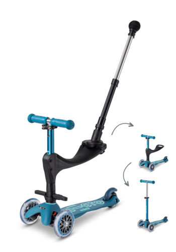 Micro Mini Micro scooter 3in1 Deluxe Push Ice Blue