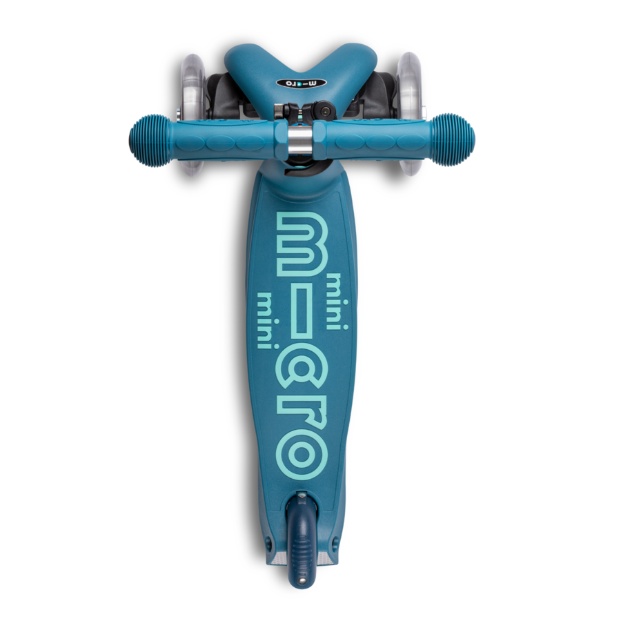 Trottinette Mini Micro Deluxe Push - trottinette enfant 3 roues - 3en1 - Bleu Glace