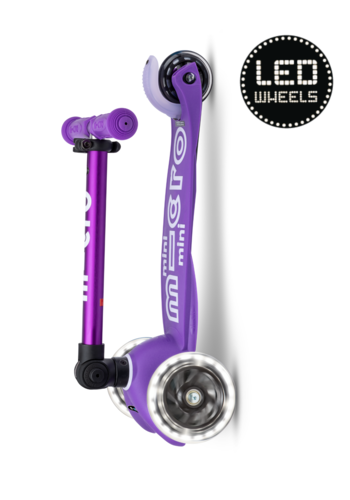 Micro Trottinette Mini Micro Deluxe pliable LED Violet