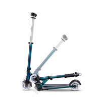 Micro Sprite LED Pearl - 2-wheel foldable scooter - Green Purple