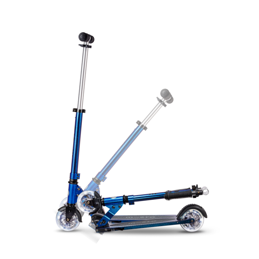 Micro Sprite LED Pearl - 2-wheel foldable scooter - Blue Purple
