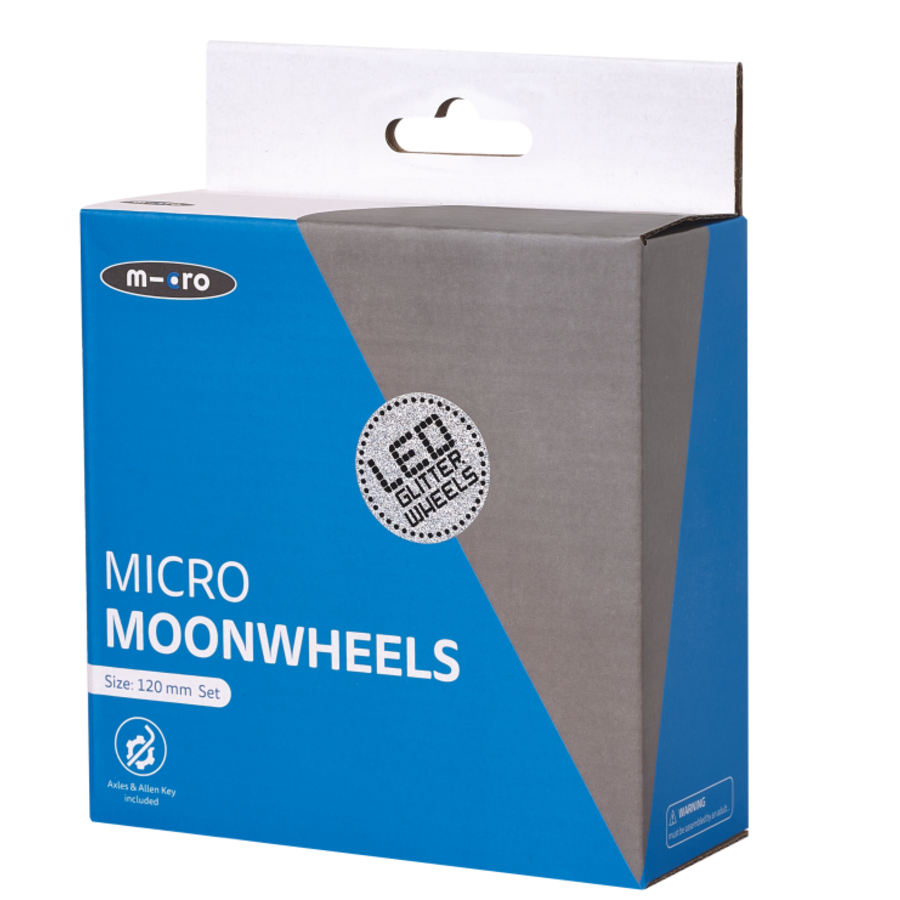 LED moon wheel set 120mm - transparent - Mini2Grow | 4930B