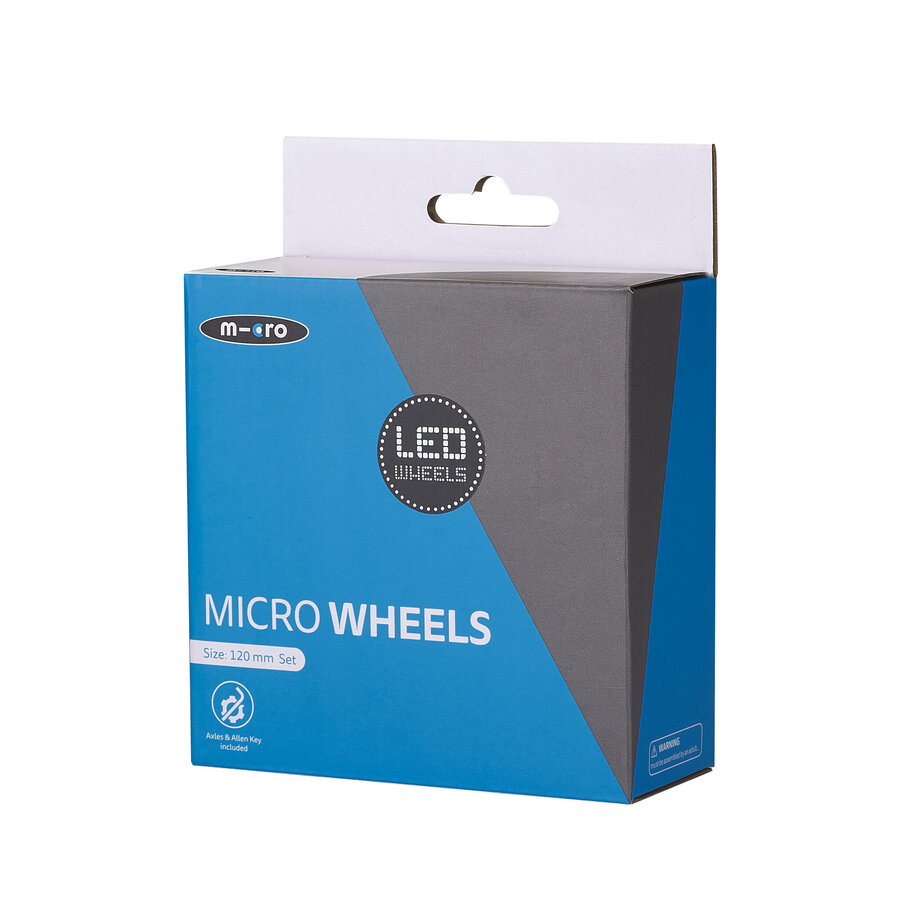 LED moon wheel set 120mm - Glitter Smoke - Mini Micro | 4301B