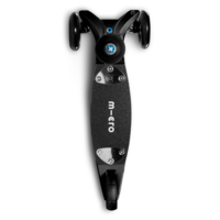 Micro Kickboard Compact 2en1 - trottinette pour adulte à trois roues - Noir mat