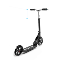 Micro Downtown - 2-wheel foldable scooter - with hand and foot brake - Black
