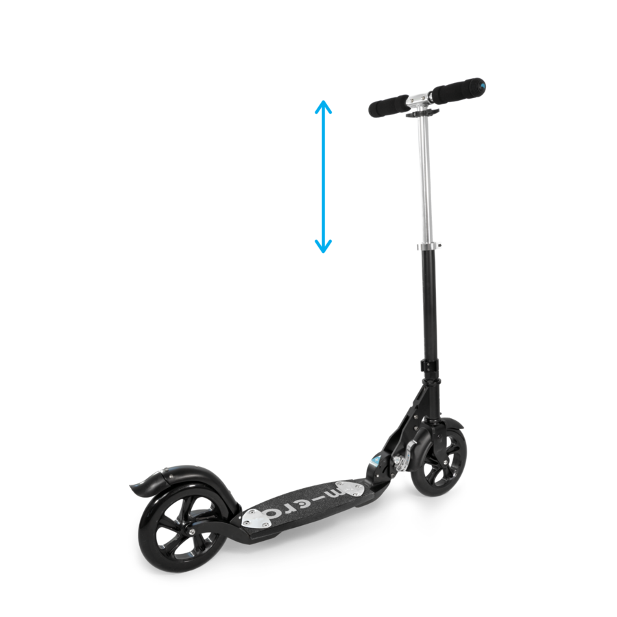 Micro Flex 200 - 2-wheel foldable scooter - 200mm wheels - Matte Black