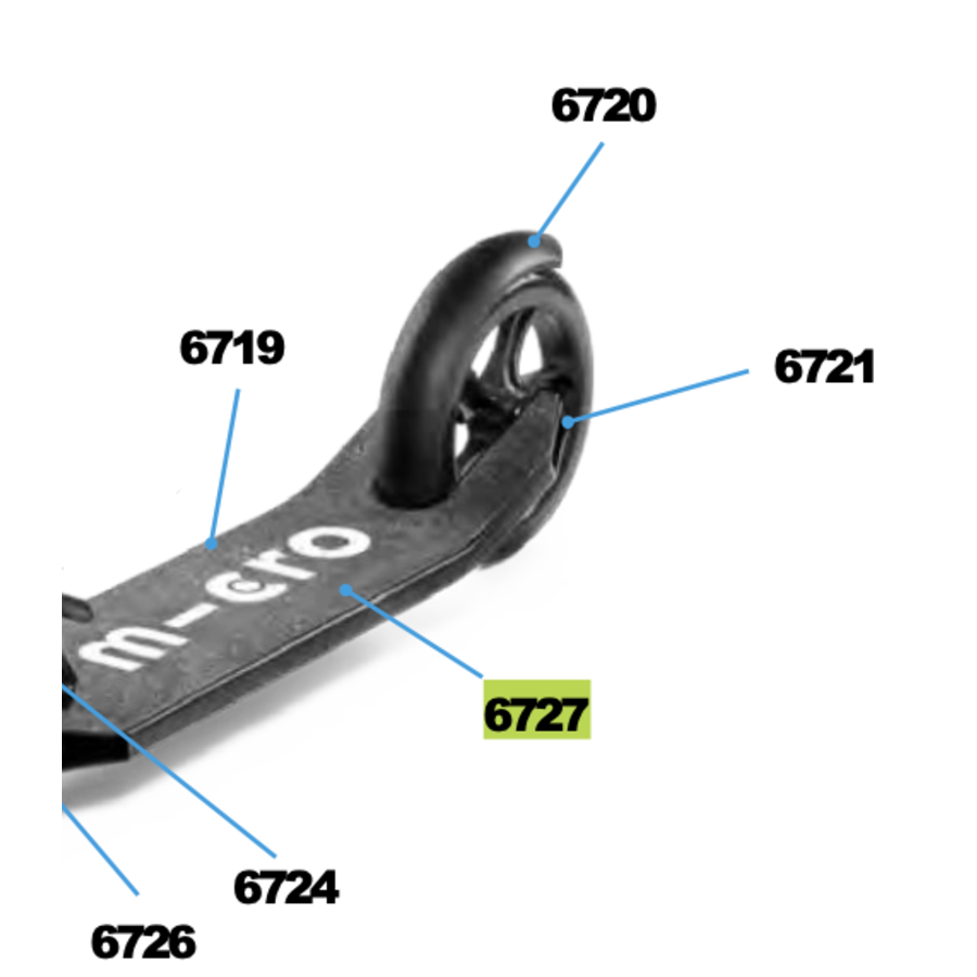 griptape pour trottinette Micro Downtown (6727)