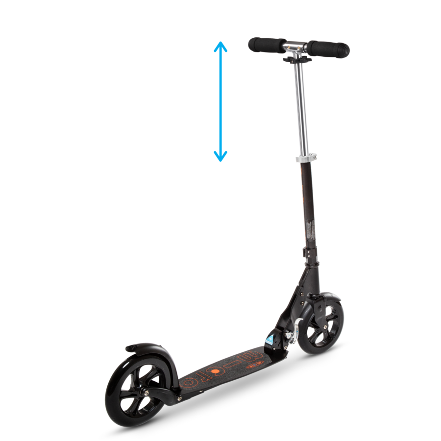 Micro Classic - 2-wheel foldable scooter - 200mm wheels - Black