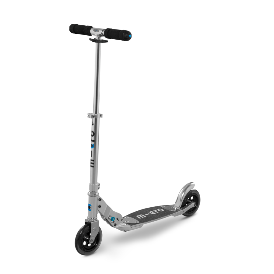 Micro Flex Classic - 2-wheel foldable scooter - 145mm wheels - flexible deck - Silver