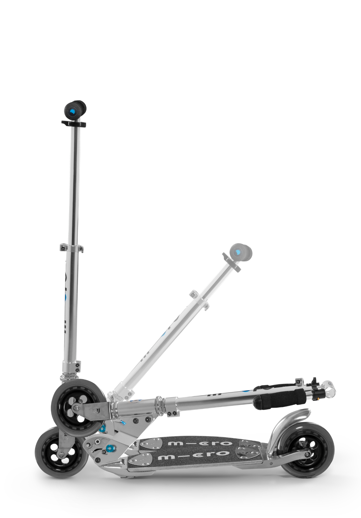 Micro Flex scooter 145mm Silver Free Shipping Micro Mobility BE