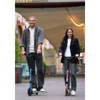 Micro Speed Deluxe - 2-wheel folding scooter - 180mm wheels - Alaskan Blue