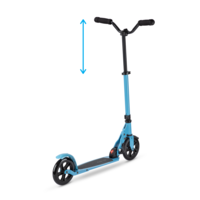 Micro Speed Deluxe - 2-wheel folding scooter - 180mm wheels - Alaskan Blue