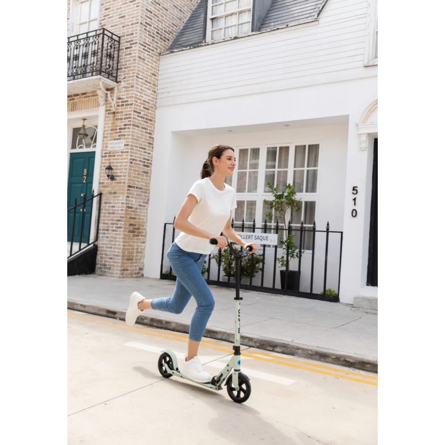 Micro Speed Deluxe - 2-wheel folding scooter - 180mm wheels - Clay